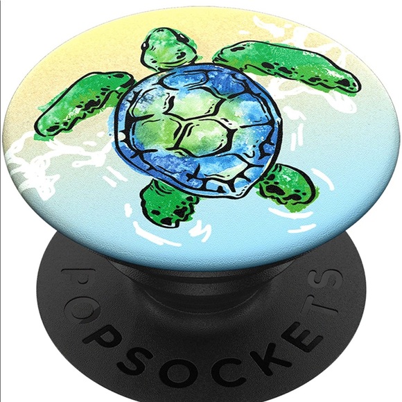 PopSocket Swappable Top - Tortuga / Turtle - Picture 2 of 3